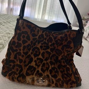 Coach Animal Print Shoulder Bag